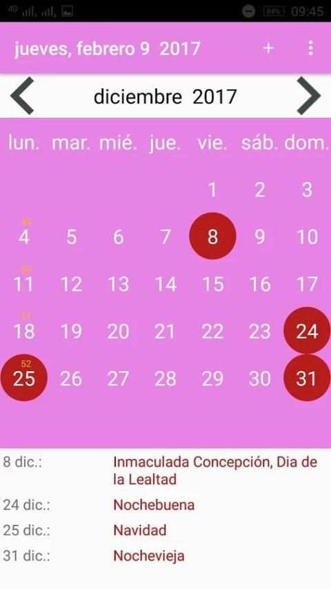 Calendario 2017 Venezuela скриншот 6