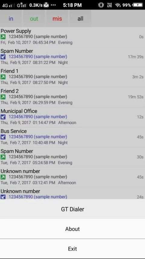 GT Dialer screenshot 9