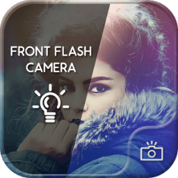 Вид спереди Вспышка камеры App иконка