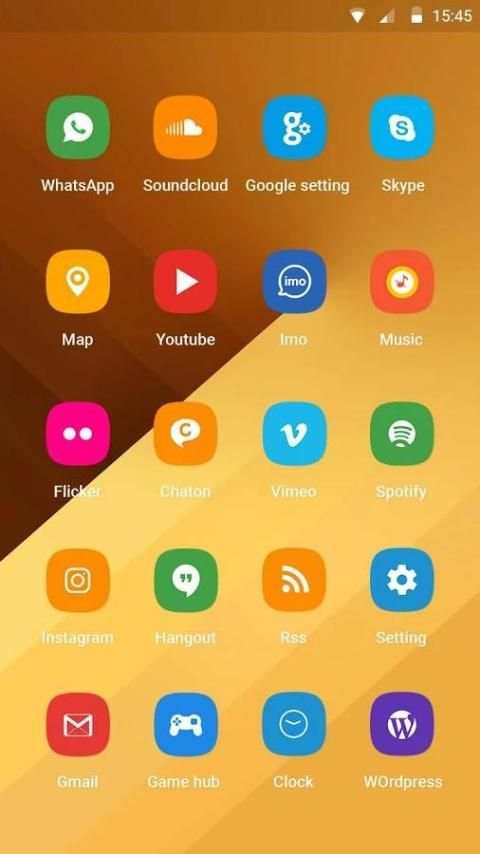 Theme for Samsung A5 2017 screenshot 1