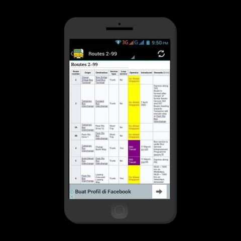 singapore bus and mrt guide скриншот 1