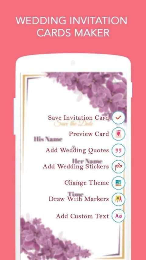 Wedding Invitation Cards Maker скриншот 3