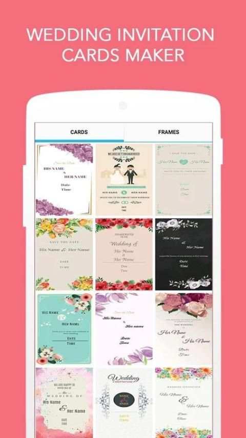 Wedding Invitation Cards Maker скриншот 6