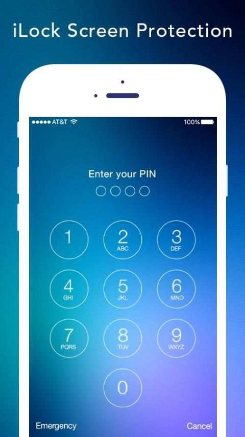 OS10 iLock Screen Phone7 Style скриншот 4