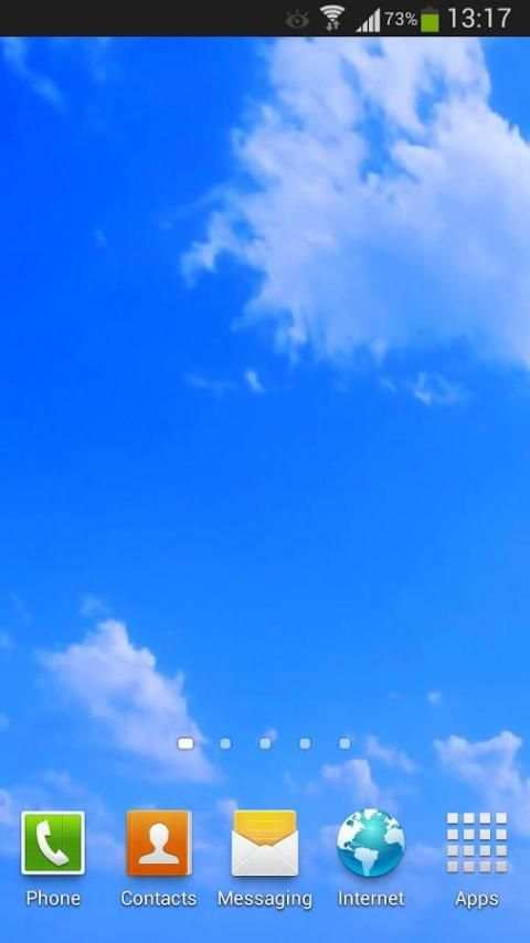 Blue Sky Live Wallpaper HD 3 скриншот 5