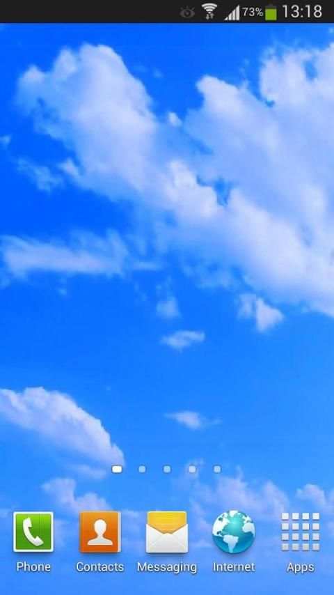Blue Sky Live Wallpaper HD 3 скриншот 2
