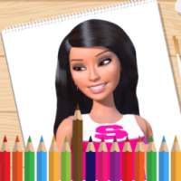 Coloring Barbie Princess Books on 9Apps