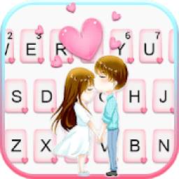Romantic Couple Heart Keyboard Theme
