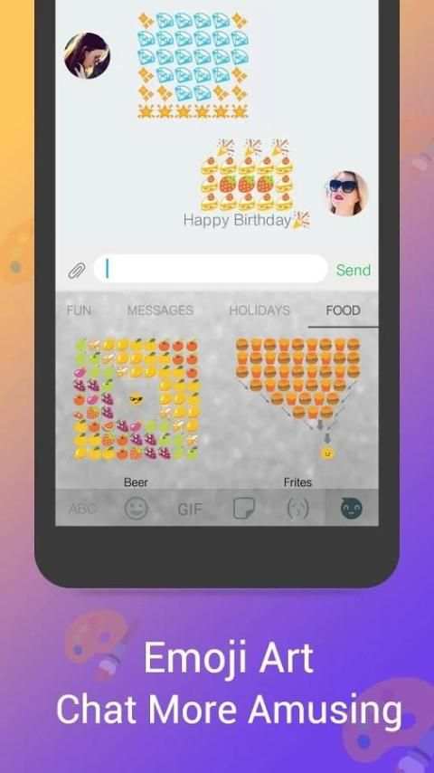Emoji Keyboard -KK Emoji & GIF स्क्रीनशॉट 2