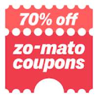 Promo Coupons for Zomato Food Delivery App
