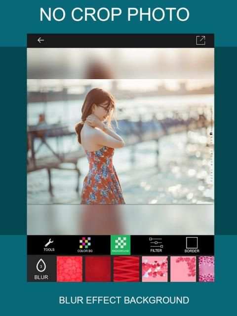 Bingkai-ada persegi Foto Crop screenshot 4