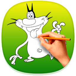 ikon How to Draw Oggy and Friends