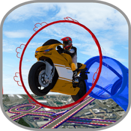 GT moto rider stunts 3D icon