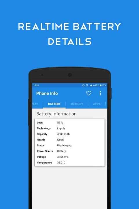 Phone Info - Device Info स्क्रीनशॉट 2