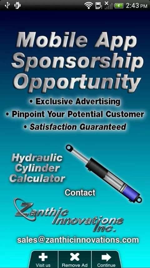 Hydraulic Cylinder Calc Free screenshot 3
