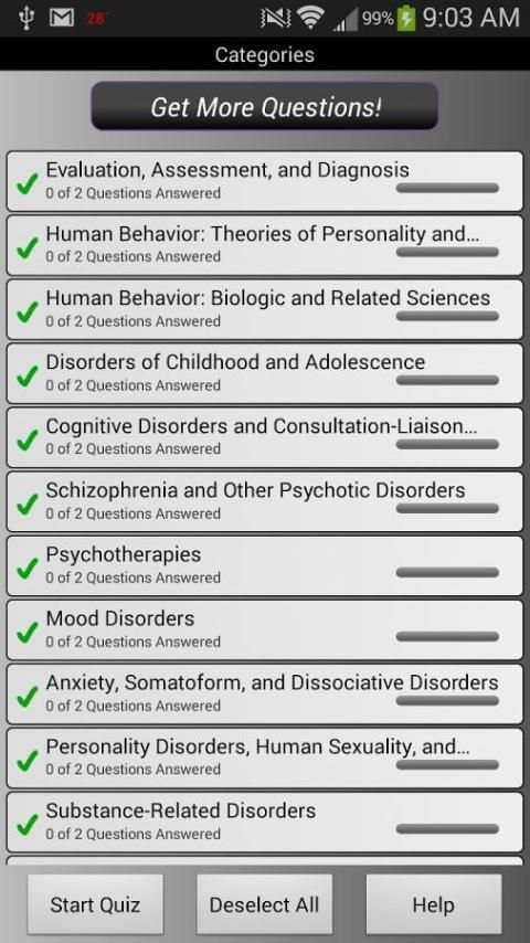 PreTest Psychiatry скриншот 11