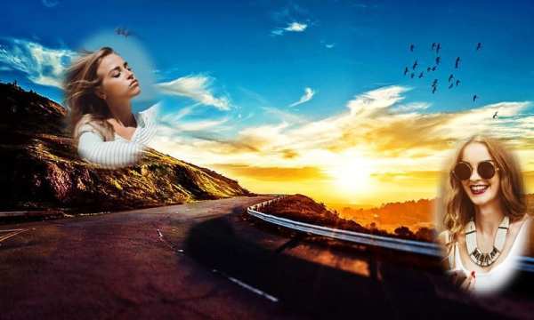 Sunset Photo Collage Maker स्क्रीनशॉट 4