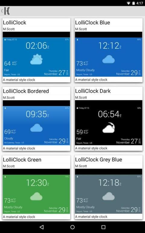 LolliClock - Kustom LWP Pro скриншот 3