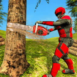 Wood Cutter Robot House Construction आइकन