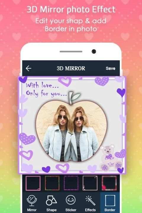 3D MirrorPic- Photo Editor screenshot 1