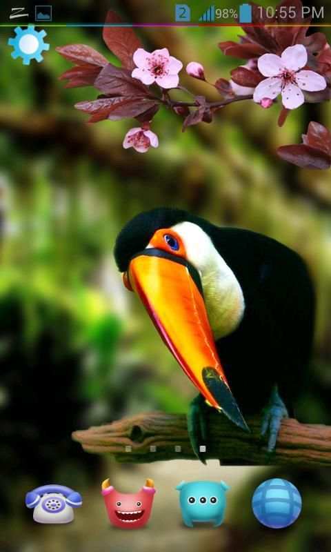 Birds Live Wallpaper 3D स्क्रीनशॉट 1