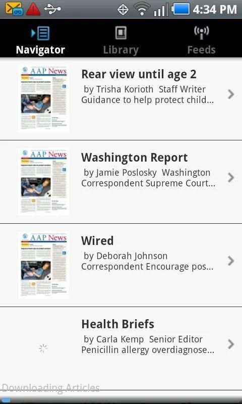 AAP News screenshot 2