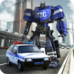 ikon Futuristic Robot Police