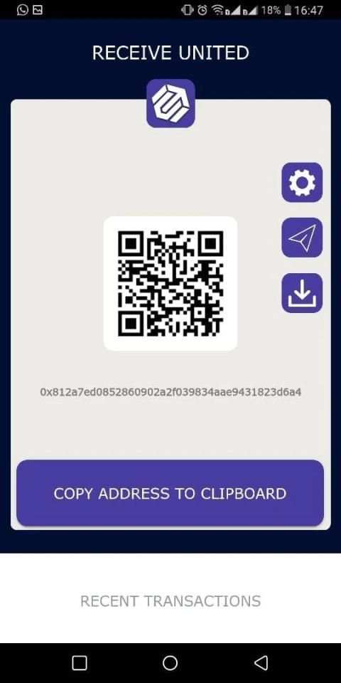 United (UTED) Wallet स्क्रीनशॉट 6