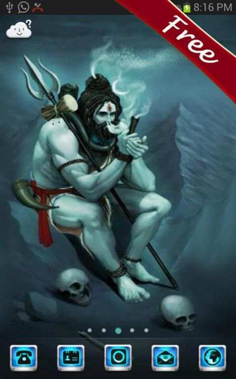 God Shiva Go Launcher Theme स्क्रीनशॉट 4