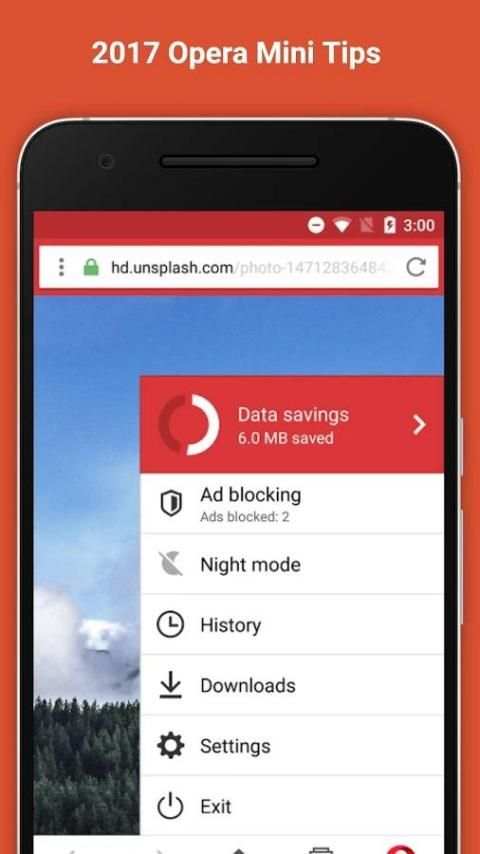 Best Opera Mini 2017 Tips скриншот 1