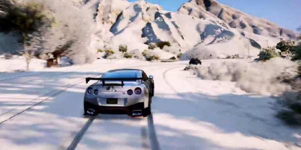 GTR Driving Nissan Winter screenshot 7