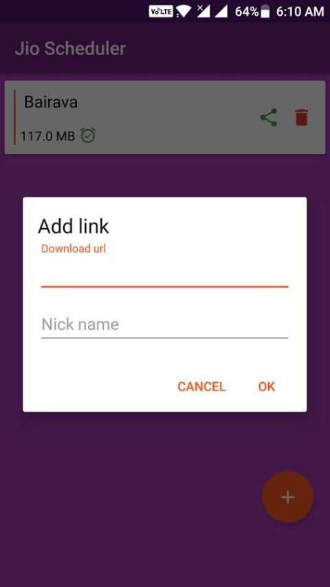 Jio Scheduler screenshot 2
