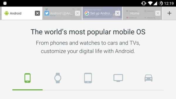 Luci Browser screenshot 1