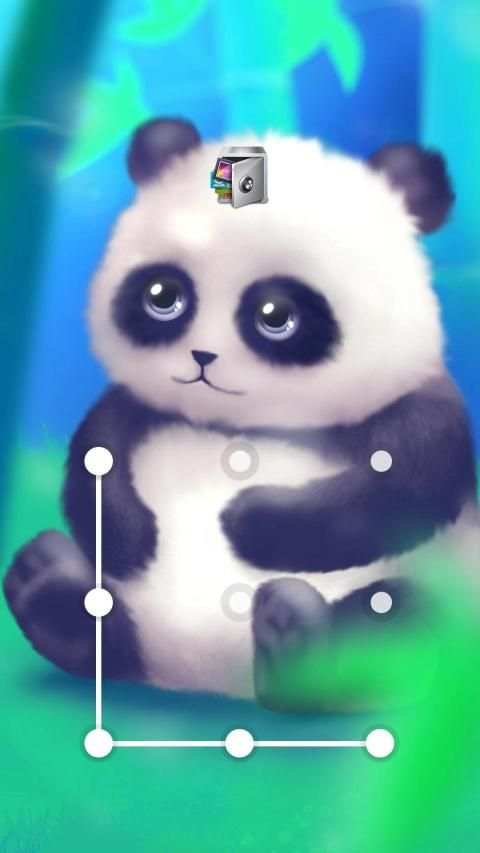 AppLock Live Theme Panda – Paid Theme screenshot 3