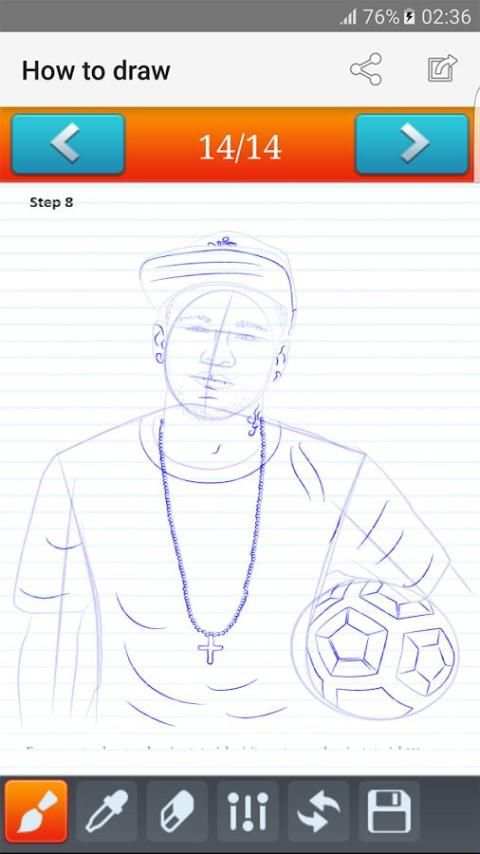how to draw Footballers screenshot 3