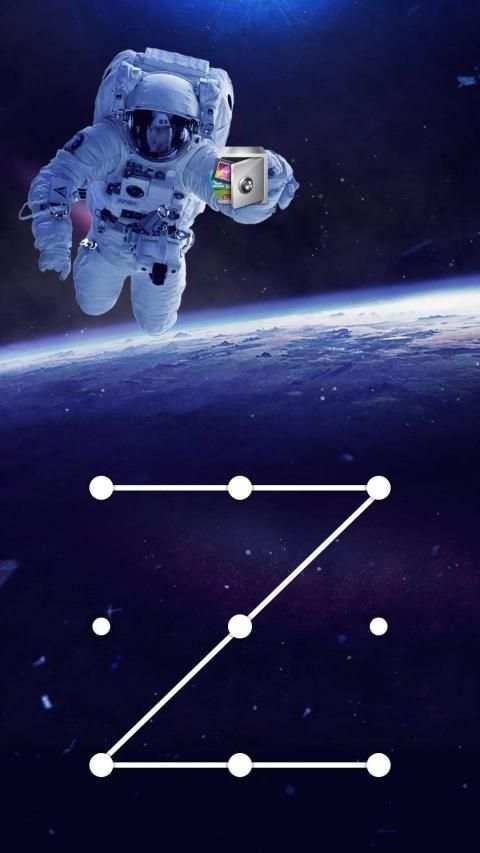 AppLock Live Theme Astronaut – Paid Theme screenshot 4