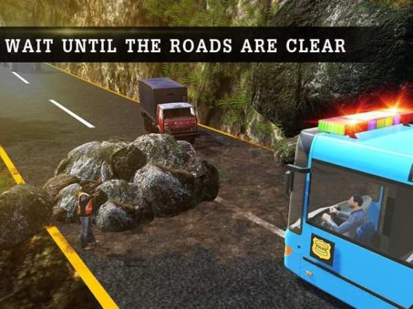 Off Road Police Bus Driving screenshot 8