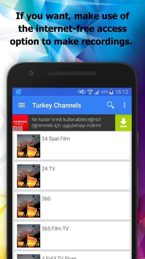 TV Turkey Channels Info स्क्रीनशॉट 3