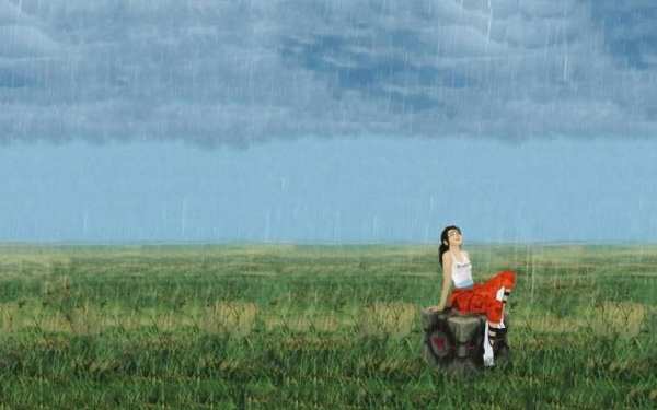 Chell in the Rain скриншот 1