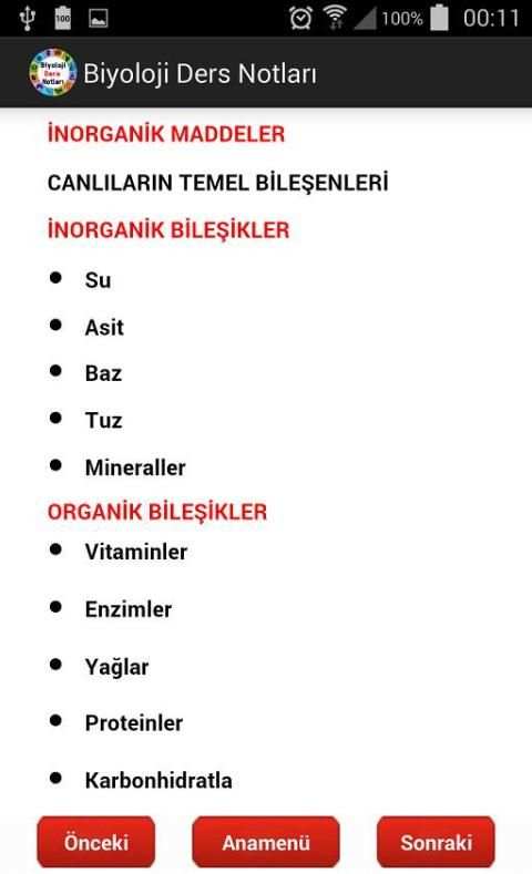 Biyoloji Ders Notları screenshot 4
