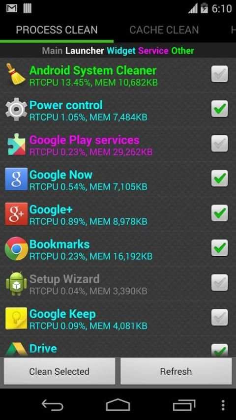System Cleaner for Android скриншот 3