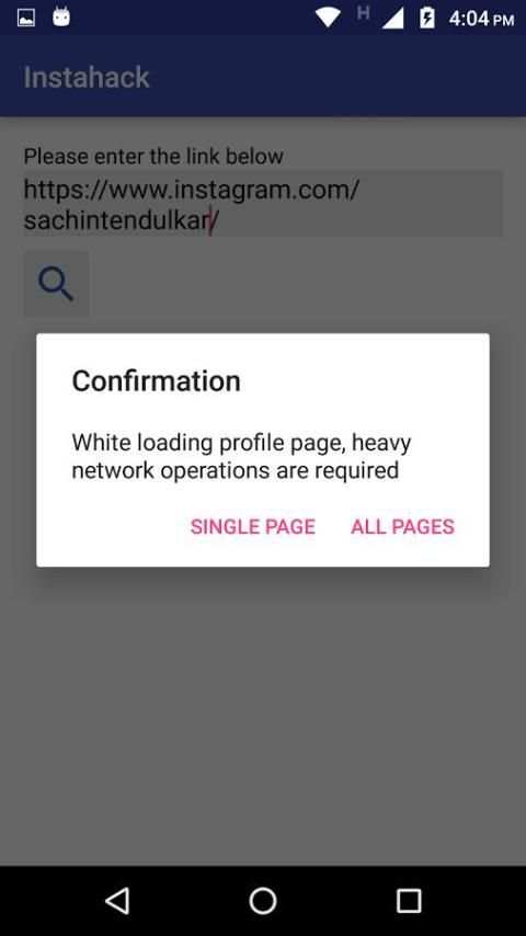 InstaHack screenshot 1