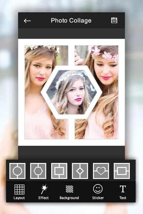 Photo Collage Editor स्क्रीनशॉट 1