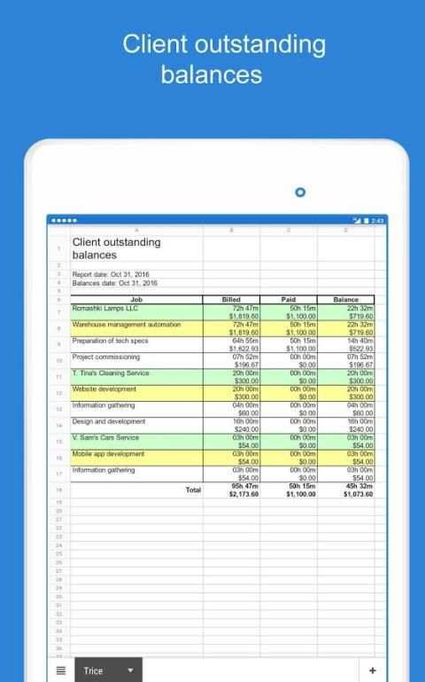 Trice - work time tracker free screenshot 4