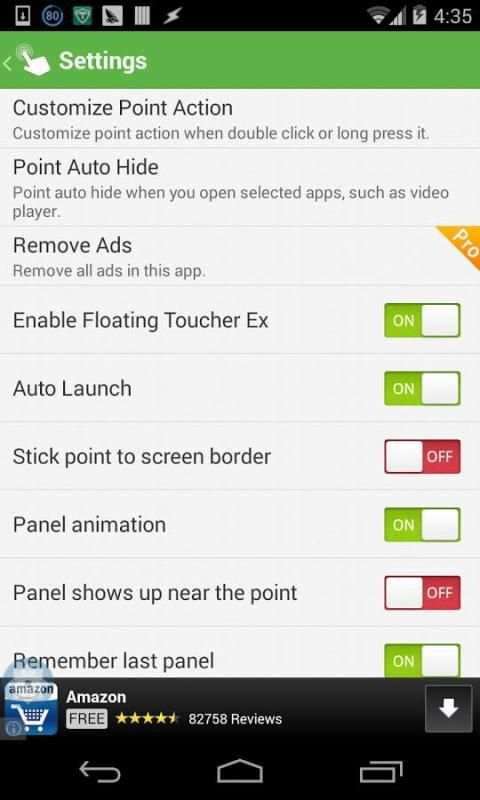 Floating Toucher Ex 1 تصوير الشاشة