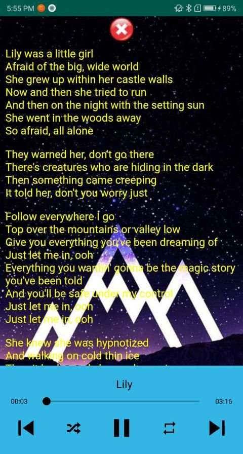 Alan Walker Song plus Lyrics स्क्रीनशॉट 2
