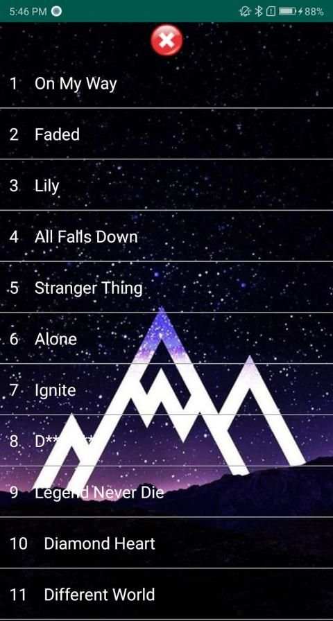 Alan Walker Song plus Lyrics स्क्रीनशॉट 5