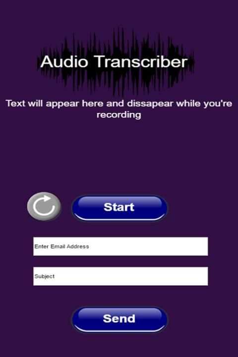 Audio Transcribe स्क्रीनशॉट 1