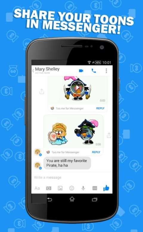 Too.me for Messenger screenshot 1