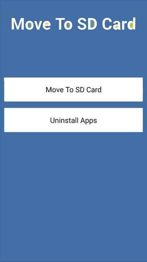 Move Apps To Sd Card screenshot 3
